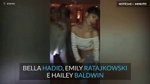 Bella Hadid, Emily Ratajkowski e Hailey Baldwin provocadoras em Cannes