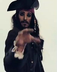 Bruno Gagliasso irreconhecível em 'versão' Jack Sparrow
