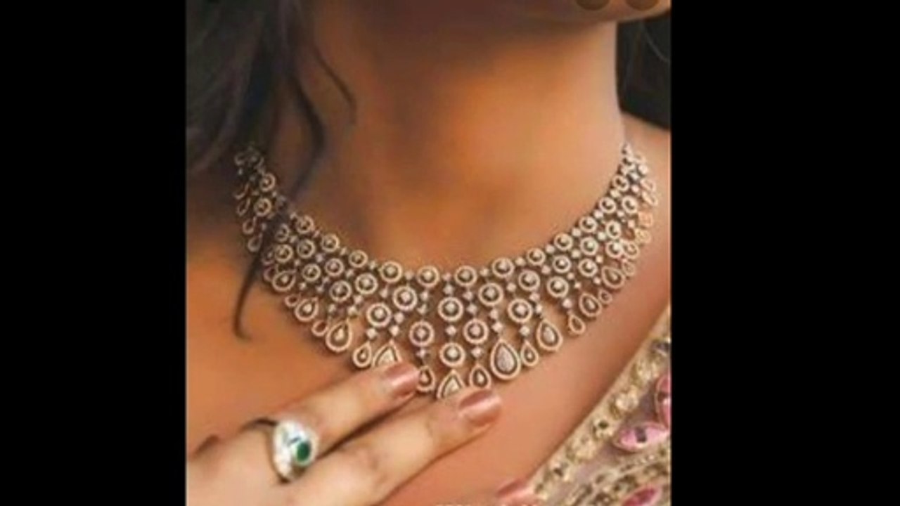 GOLD_ DIAMOND---- __ MAHARANI THUSI _ NECKLACE __ TRANDING VIDEO __