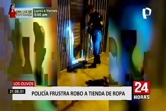 Caen ladrones cuando estaba a punto de llevarse lo robado de una tienda de ropas en los Olivos