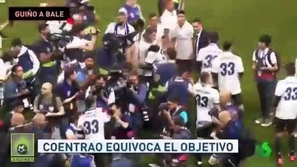 Ronaldo chama Bale nos festejos do Real Madrid