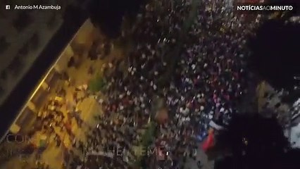 Milhares de manisfestantes nas ruas do Brasil contra Michel Temer