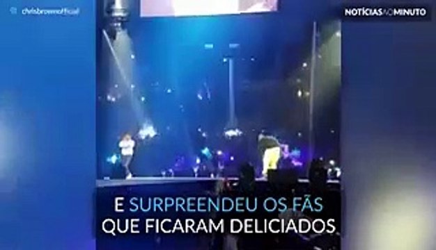 Kendrick Lamar e Chris Brown juntos em palco!