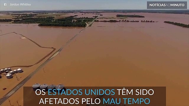 Imagens mostram a devastação causadas pelas cheias no Askansas