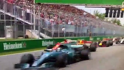 Incrível arranque de Verstappen no GP do Canadá
