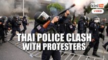 Thai police clash with protesters as thousands hold anti-government rally