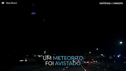 Meteorito avistado na Califórnia