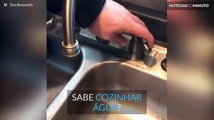 Já alguma vez aprendeu a cozinhar água?