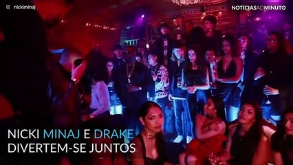 Nicki Minaj e Drake se divertem juntos