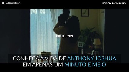 A ascensão do campeão de boxe Anthony Joshua