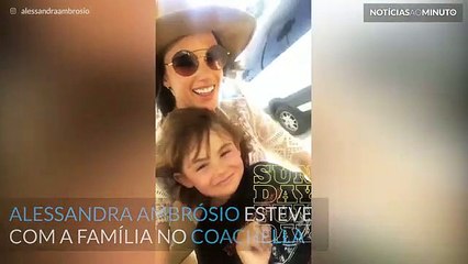 Filha de Alessandra Ambrósio cantou no festival Coachella
