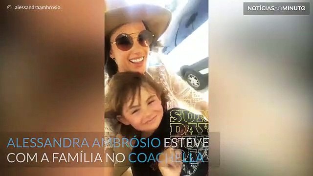Filha de Alessandra Ambrósio cantou no festival Coachella