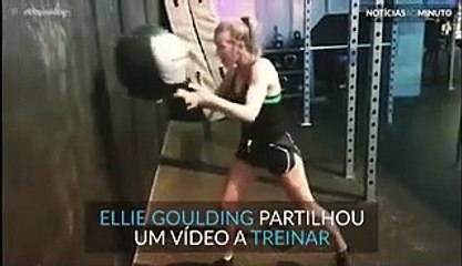 Ellie Goulding partilha o seu treino