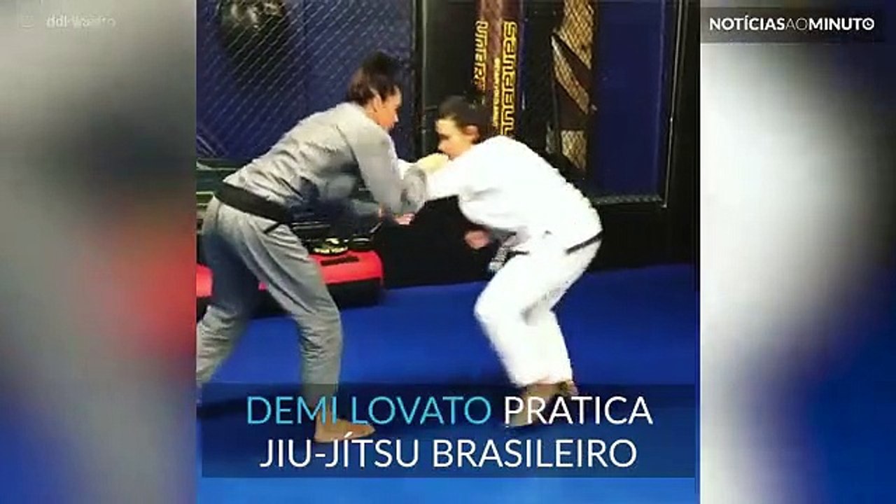 Demi Lovato treina Jiu-jítsu brasileiro