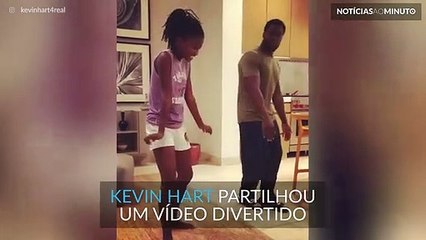 Kevin Hart tem uma parceira de dança: a sua filha!