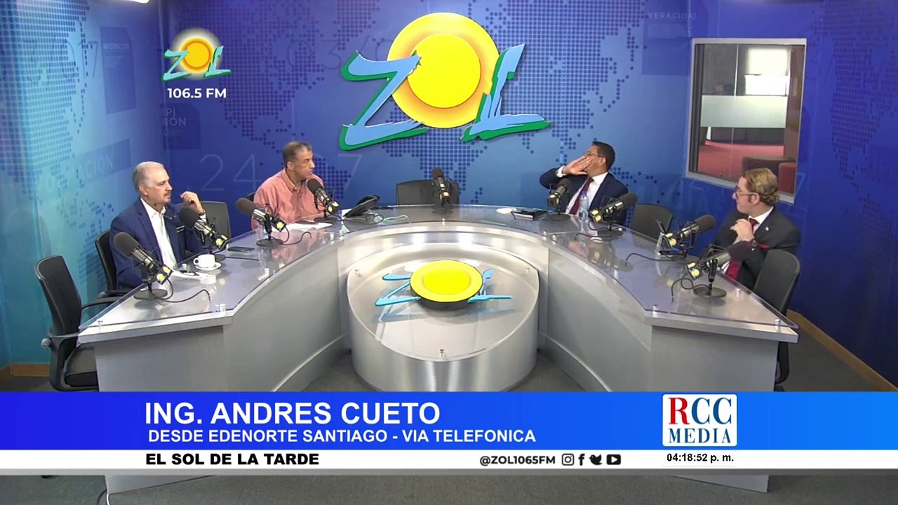 Andrés Cueto Gerente General de Edenorte explica la razón de los apagones en zonas del Cibao