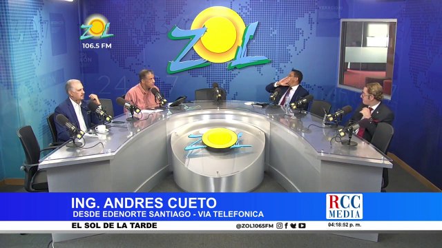 Andrés Cueto Gerente General de Edenorte explica la razón de los apagones en zonas del Cibao