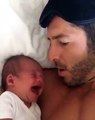 Pai aplica truque para parar choro da filha bebé em segundos