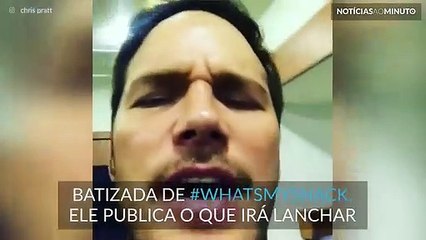 Chris Pratt lança mais um ‘episódio’ de ‘Qual é meu lanche?’