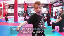 Este rapaz é o futuro das artes marciais