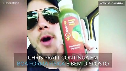 Chris Pratt continua a lançar vídeos de "Qual é meu lanche"