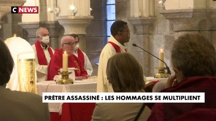 Prêtre assassiné : les hommages se multiplient