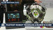 Quer ver este robot a resolver um cubo Rubik? Não pisque os olhos