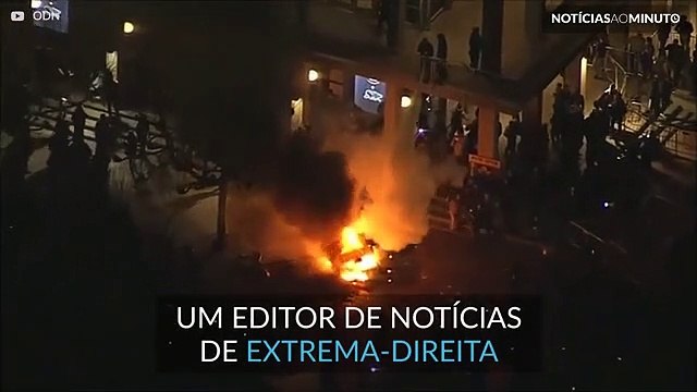 Protestos de estudantes na Califórnia transforma-se em motim