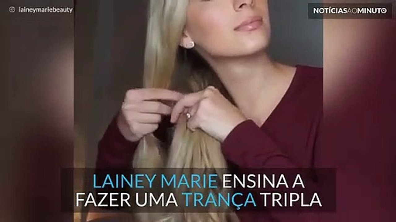 Aprenda a fazer uma trança tripla