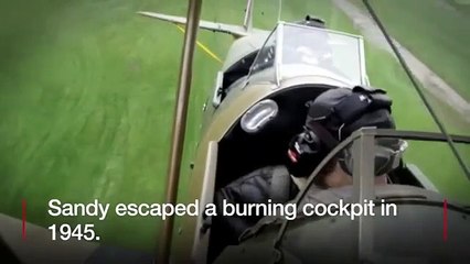 Aos 94, veterano da Segunda Guerra Mundial fez “um último voo”