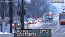 Europa gelada. O frio vai se intensificar ainda mais