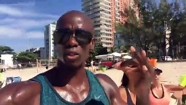 Mesmo de férias, Rita Pereira não descura os treinos