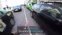 Robin dos Bosques moderno ataca em Lisboa fazendo Parkour