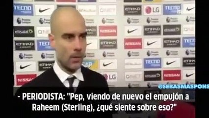 Guardiola dá 'lição' a jornalista da BBC