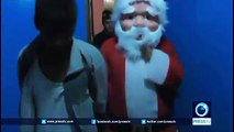 Traficantes de droga detidos por polícia vestido de Pai Natal