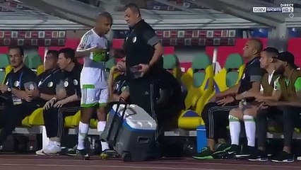 Brahimi não gostou de ser substituído