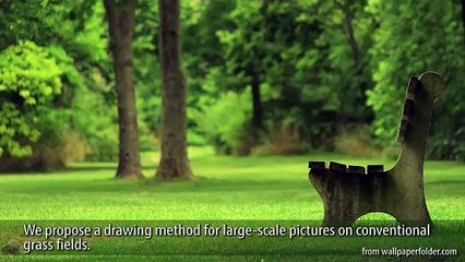 O cortador de relva que lhe dará um relvado único