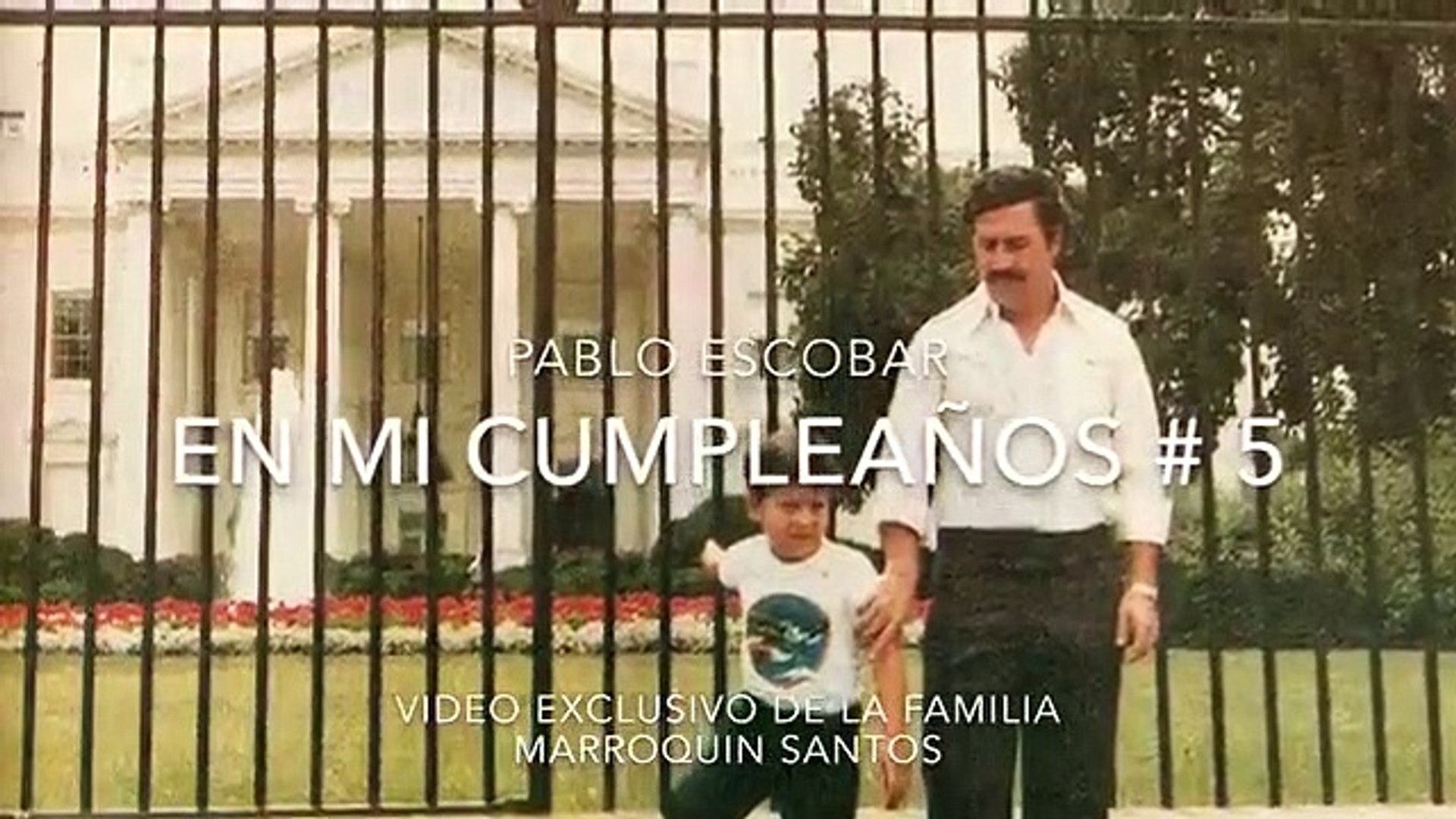 Vídeo inédito de Pablo Escobar no 5º. aniversário do filho - Vídeo  Dailymotion
