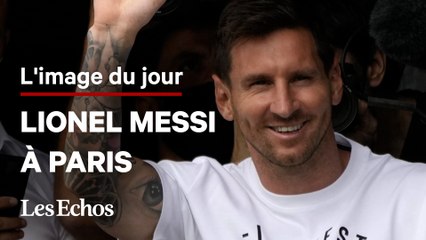 Lionel Messi accueilli dans la liesse à Paris