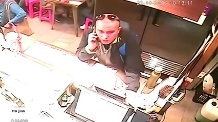 Uma refeição grátis durante um ano em troca de informação sobre assaltante