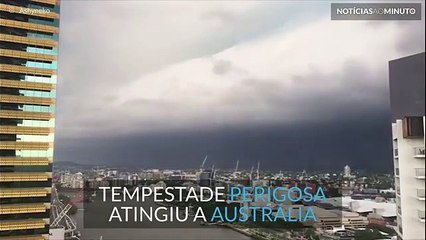 Tempestade perigosa atravessa Austrália