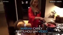 Mariah Carey e filha cantam 