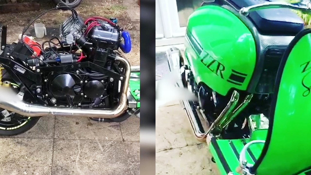 'Introducing Ryan Medlyn's Custom-Built ZZR600 Lambretta Scooter'
