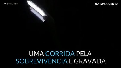 Três homens escapam à morte num túnel de comboio