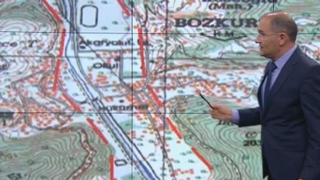 Bozkurt ilçesindeki evler selde neden yıkıldı? Prof. Dr. Cemalettin Şahin harita üzerinde anlattı