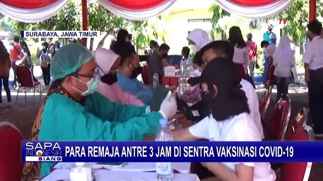 Ribuan Remaja di Kudus Divaksin Dosis Pertama