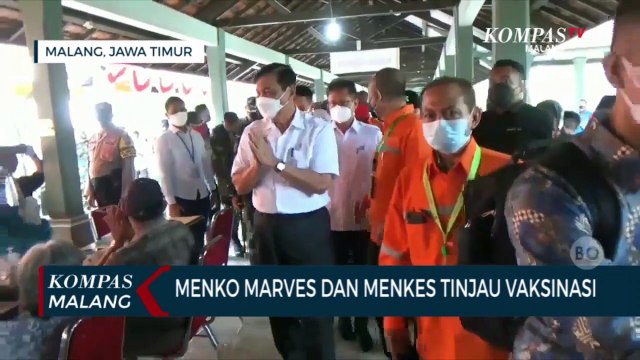 Menko Marves dan Menkes Tinjau Penanganan Covid-19 di Malang Raya