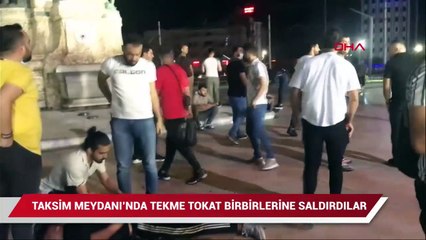 Télécharger la video: Tekme tokat birbirlerine saldırdılar