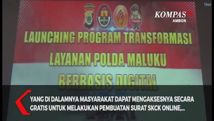 Polda Maluku Luncurkan Layanan Digital Untuk Publik