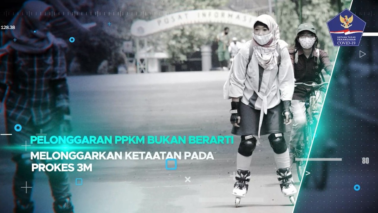 PPKM Boleh Longgar, 3M Jangan Longgar